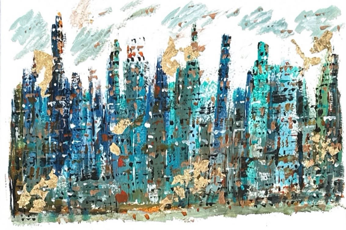 Cityscape in Blue